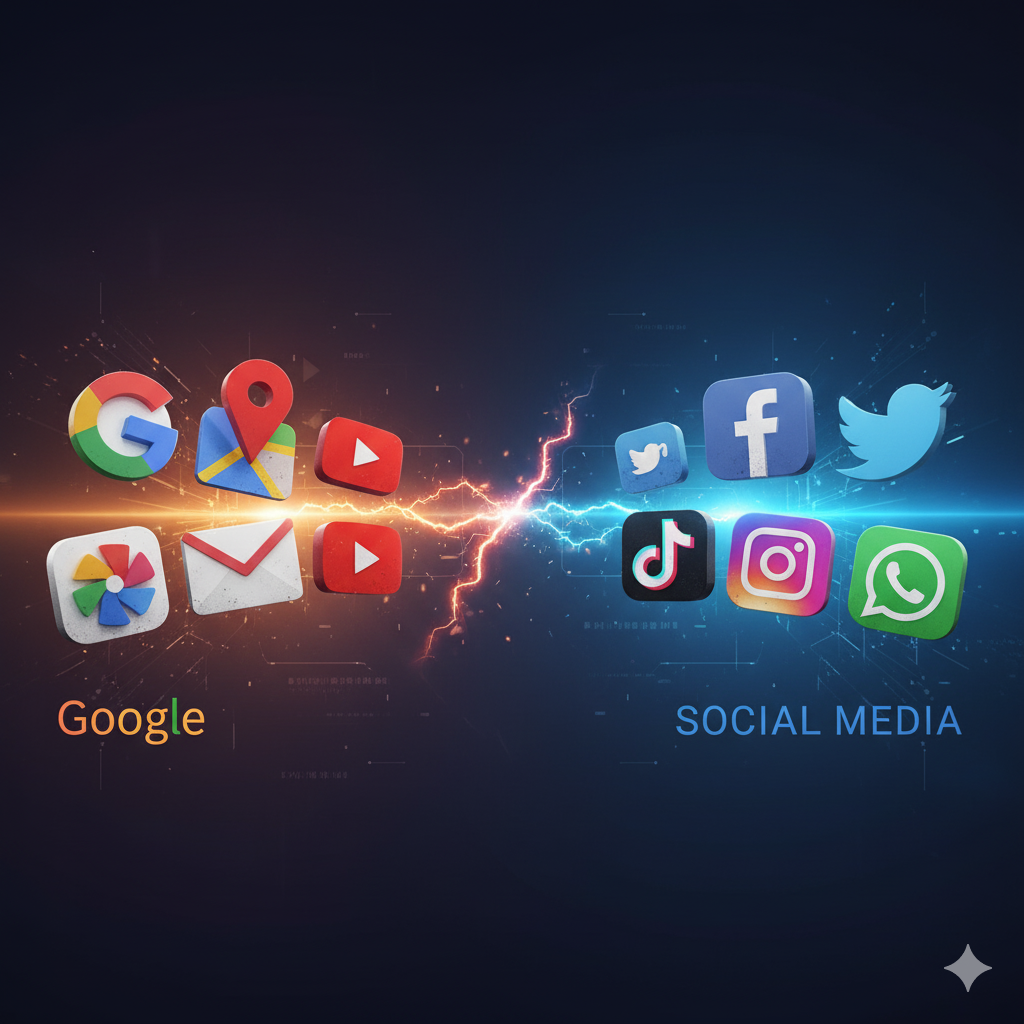 Comparativa entre Google Ads y Social Ads para un negocio