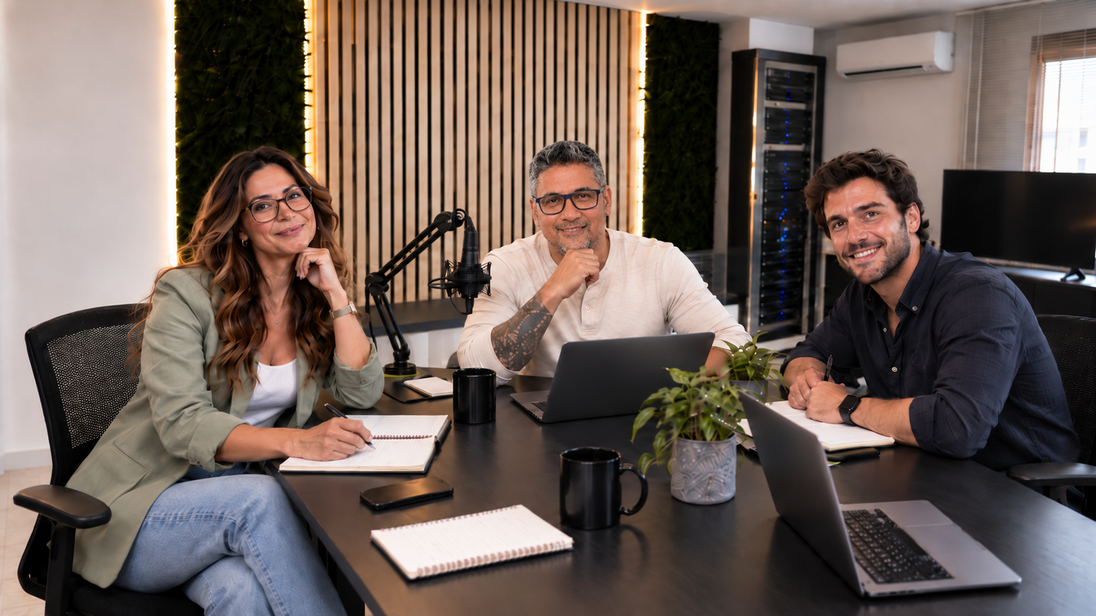 Equipo de Castellón Digital en una reunión de trabajo
